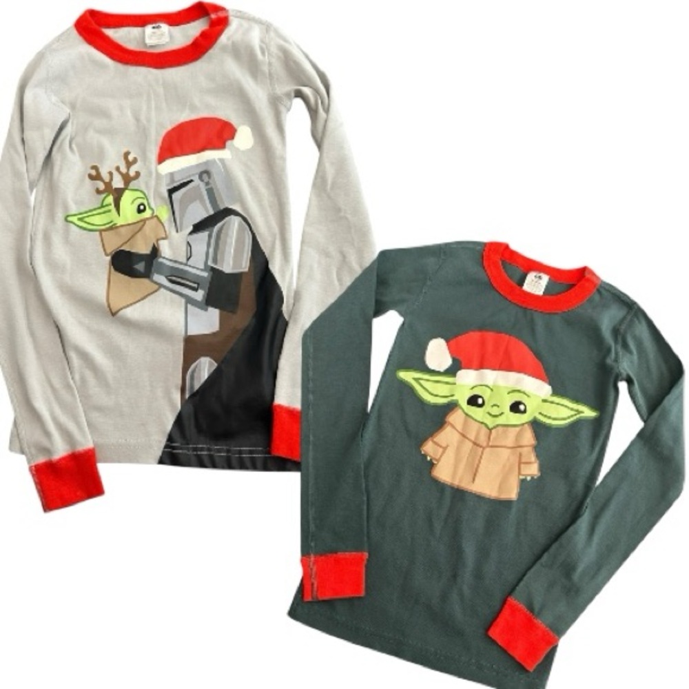 Hanna Andersson x Star Wars Christmas Pajama Top Bundle Size 10 Kids
